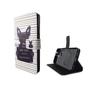 Handyh�lle Tasche f�r Handy Vodafone Smart Prime 7 B�ser Hund Wei�