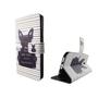 Handyh�lle Tasche f�r Handy Vodafone Smart Prime 7 B�ser Hund Wei�
