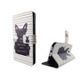 Handyh�lle Tasche f�r Handy Vodafone Smart Prime 7 B�ser Hund Wei�