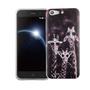 Handy H�lle f�r ZTE Blade V6 Cover Case Schutz Tasche Motiv Slim Silikon TPU 3 Giraffen