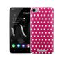 Handy H�lle f�r Wiko Jerry Cover Case Schutz Tasche Motiv Slim Silikon TPU Polka Dot Pink