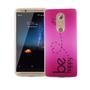 Handy H�lle f�r ZTE Axon 7 Cover Case Schutz Tasche Motiv Slim Silikon TPU Be Happy Pink