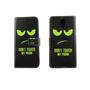 Handyh�lle Tasche f�r Handy Wiko Robby Dont Touch My Phone Gr�n