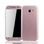 Handyh�lle Schutzh�lle f�r Samsung Galaxy A3 (2017) Full Case Cover Displayschutz 360 Rosa