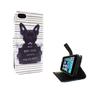 Handyh�lle Tasche f�r Handy Apple iPhone 5 / 5s / SE B�ser Hund Wei�