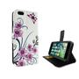 Handyh�lle Tasche f�r Handy Apple iPhone 6 / 6s Lotusblume