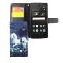 Handyh�lle Tasche f�r Handy Huawei P9 Lite Einhorn Wei�