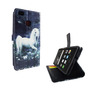 Handyh�lle Tasche f�r Handy Huawei P9 Lite Einhorn Wei�