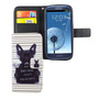 Handyh�lle Tasche f�r Handy Samsung Galaxy S3 / S3 Neo B�ser Hund Wei�