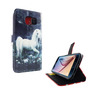 Handyh�lle Tasche f�r Handy Samsung Galaxy S6 Einhorn Wei�