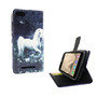 Handyh�lle Tasche f�r Handy Wiko Lenny 3 Einhorn Wei�