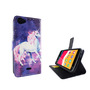 Handyh�lle Tasche f�r Handy Wiko Rainbow Jam Einhorn Magic