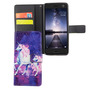 Handyh�lle Tasche f�r Handy ZTE Blade V8 Einhorn Magic