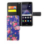 Handyh�lle Tasche f�r Handy Huawei P8 Lite 2017 Flower Print
