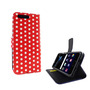 Handyh�lle Tasche f�r Handy Huawei P10 Polka Dot Rot