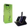Handyh�lle Tasche f�r Handy Huawei P10 Be Happy Gr�n