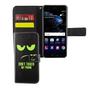 Dont Touch My Phone Handyh�lle Huawei P10 Klapph�lle Wallet Case