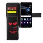 Dont Touch My Phone Handyh�lle Huawei P10 Klapph�lle Wallet Case
