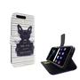 Handyh�lle Tasche f�r Handy Huawei P10 B�ser Hund Wei�