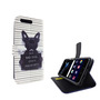 Handyh�lle Tasche f�r Handy Huawei P10 B�ser Hund Wei�
