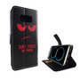 Handyh�lle Tasche f�r Handy Samsung Galaxy S8 Dont Touch My Phone Rot
