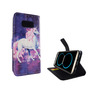  Handyh�lle Tasche f�r Case Handy Samsung Galaxy S8 Einhorn Magic