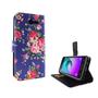 Handyh�lle Tasche f�r Handy Samsung Galaxy J3 Emerge Flower Print