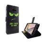 Handyh�lle Tasche f�r Handy Samsung Galaxy J5 Prime Dont Touch My Phone Gr�n