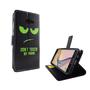 Handyh�lle Tasche f�r Handy Samsung Galaxy J5 Prime Dont Touch My Phone Gr�n