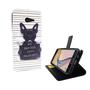 Handyh�lle Tasche f�r Handy Samsung Galaxy J5 Prime B�ser Hund Wei�