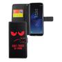 Handyh�lle Tasche f�r Handy Samsung Galaxy S8+ Plus Dont Touch My Phone Rot