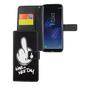 Handyh�lle Tasche f�r Handy Samsung Galaxy S8+ Plus Have A Nice Day Schwarz
