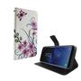 Handyh�lle Tasche f�r Handy Samsung Galaxy S8+ Plus Lotusblume