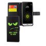 Handyh�lle Tasche f�r Handy LG G6 Dont Touch My Phone Gr�n
