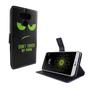Handyh�lle Tasche f�r Handy LG G6 Dont Touch My Phone Gr�n