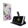 Handyh�lle Tasche f�r Handy LG G6 Lotusblume