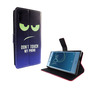Handyh�lle Tasche f�r Handy Sony Xperia XZs Dont Touch My Phone Blau / Gr�n