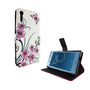 Handyh�lle Tasche f�r Handy Sony Xperia XZs Lotusblume
