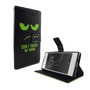 Handyh�lle Tasche f�r Handy Sony Xperia XA1 Dont Touch My Phone Gr�n