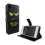 Handyh�lle Tasche f�r Handy Sony Xperia XA1 Dont Touch My Phone Gr�n