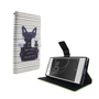 Handyh�lle Tasche f�r Handy Sony Xperia XA1 B�ser Hund Wei�