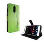 Handyh�lle Tasche f�r Handy ZTE Blade A2 Plus Be Happy Gr�n