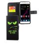 Handyh�lle Tasche f�r Handy ZTE Blade A2 Plus Dont Touch My Phone Gr�n