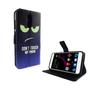 Handyh�lle Tasche f�r Handy ZTE Blade A2 Plus Dont Touch My Phone Blau / Gr�n