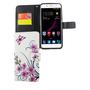 Handyh�lle Tasche f�r Handy ZTE Blade A2 Plus Lotusblume
