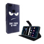 Dont Touch My Phone Handyh�lle Huawei P10 Lite Klapph�lle Wallet Case