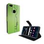  Handyh�lle Tasche f�r Case Handy Huawei P10 Lite Be Happy Gr�n