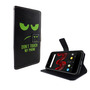 Handyh�lle Tasche f�r Handy Wiko Wim Lite Dont Touch My Phone Gr�n