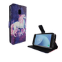  Handyh�lle Tasche f�r Case Handy Samsung Galaxy J3 2017 Einhorn Magic