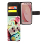 Handyh�lle Tasche f�r Handy Samsung Galaxy J5 2017 Schriftzug Marshmallows